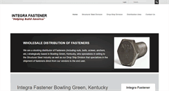 Desktop Screenshot of integrafastener.com